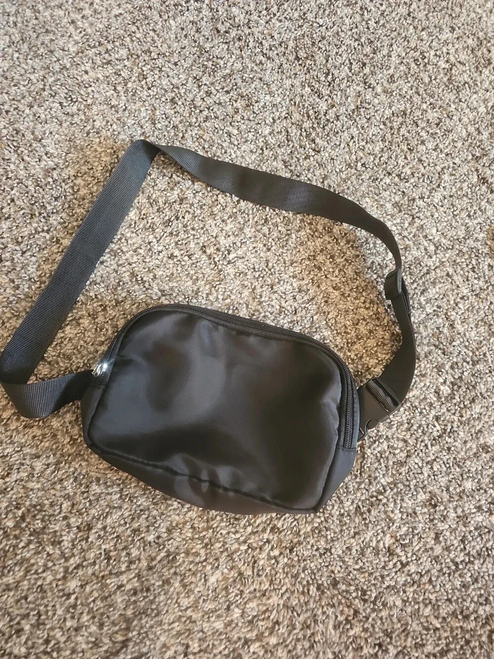 Everyday Black Crossbody Sling Bag (Lululemon Inspired) New Without Tags